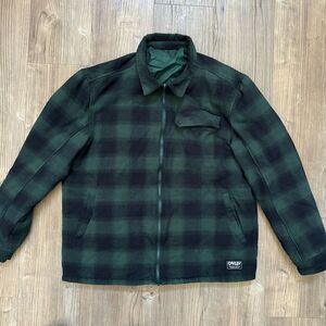 Oakley Alpine Plaid Reversible Jacket Green Size XL